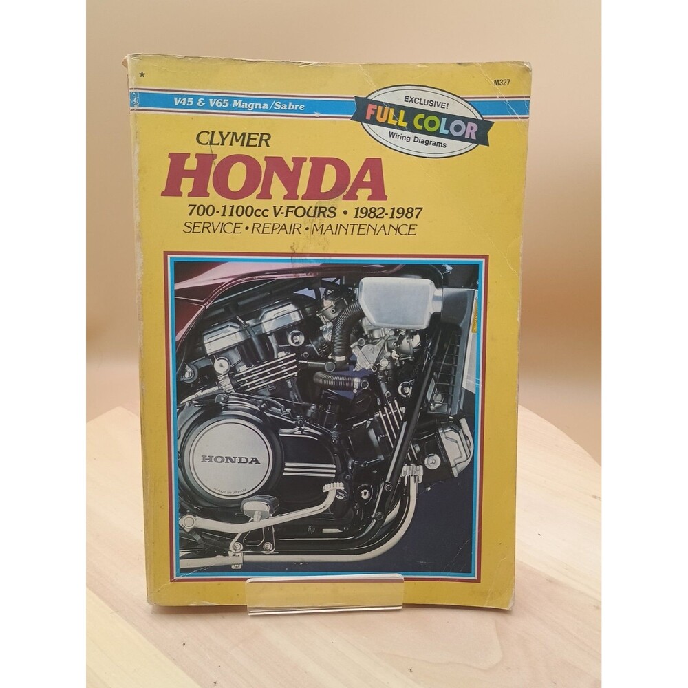 1982-1987 Clymer Repair Manual for Honda V-Fours 700-1100cc Magna Sabre Service